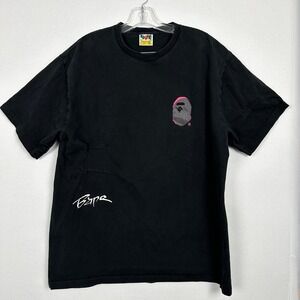 BAPE A Bathing Ape Big Ape Head Graphic Black Men's T-Shirt 2XL